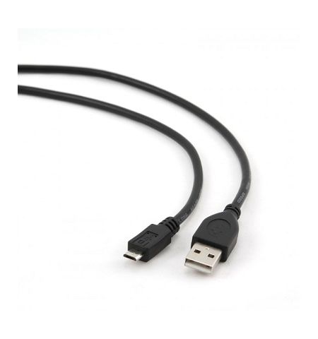 Cable microUSB2.0  3m - CCP-mUSB2-AMBM-10, 3m, Professional series, USB 2.0 A-plug to Micro B-plug, Black