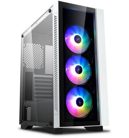 Корпус DEEPCOOL MATREXX 55 V3 ADD-RGB WH 3 / w/oPSU / Side panel / 3x120mm ADD-RGB fans / ATX / White Корпус DEEPCOOL MATREXX 55 V3 ADD-RGB WH 3 / w/oPSU / Side panel / 3x120mm ADD-RGB fans / ATX / White
