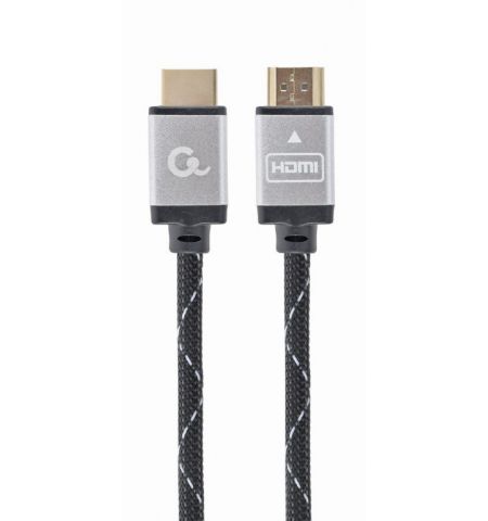 Cable HDMI  CCB-HDMIL-5M, 5m, male-male, Select Plus Series, High speed HDMI cable with Ethernet, Supports 4K UHD resolutions at 60 Hz, Durable nylon braiding and premium style connectors