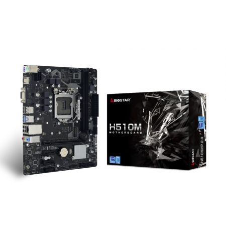 Материнская плата BIOSTAR H510MHP 2.0 / Socket 1200 / H510 / DDR4 / mATX