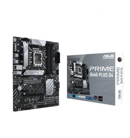 Материнская плата ASUS PRIME B660-PLUS D4 / 1700 / B660 / DDR4 / ATX