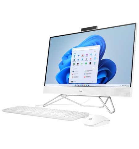 Моноблок 23.8" HP 24-cb0047ur / AMD Ryzen 3 / 8GB / 256GB SSD + 1TB / Win11 / White