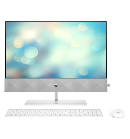 Моноблок 27" HP Pavilion 27-ca0020ur / QHD / AMD Ryzen 5 / 8GB / 512GB SSD + 1TB / White