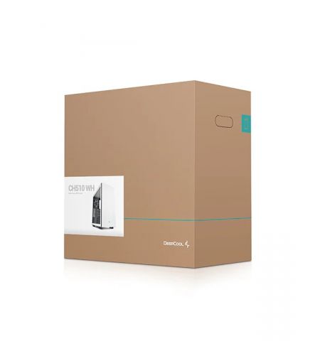 Корпус DEEPCOOL CH510 WH / w/oPSU / Side-Window / 1x120mm / ATX / White Корпус DEEPCOOL CH510 WH / w/oPSU / Side-Window / 1x120mm / ATX / White