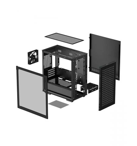 Корпус DEEPCOOL CH370 / w/oPSU / Side-Window / 1x120mm / ATX / Black Корпус DEEPCOOL CH370 / w/oPSU / Side-Window / 1x120mm / ATX / Black