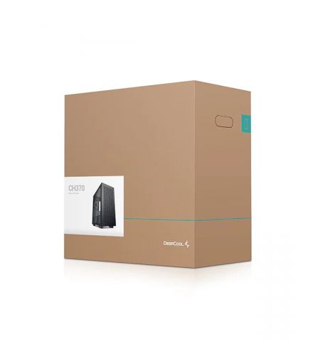 Корпус DEEPCOOL CH370 / w/oPSU / Side-Window / 1x120mm / ATX / Black Корпус DEEPCOOL CH370 / w/oPSU / Side-Window / 1x120mm / ATX / Black