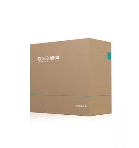 Корпус DEEPCOOL CC560 ARGB / w/oPSU / Side-Window / 3x120mm / ATX / Black Корпус DEEPCOOL CC560 ARGB / w/oPSU / Side-Window / 3x120mm / ATX / Black