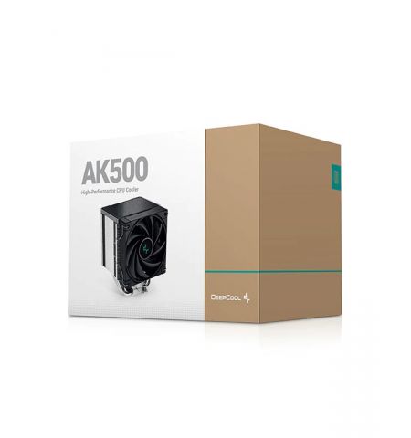 Кулер DEEPCOOL AK500 / Universal / 240W / 500~1850rpm / <31,5 dBA / 68.99 CFM / Black