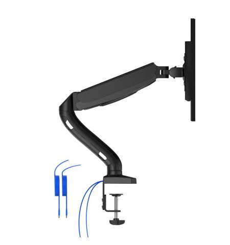 Arm for 1 monitors 13"-31.5" -  AOC AS110DX with integrated USB Hub, Black, USB Hub: USB-C + USB3.0, Desk Clamp/Grommet, Aluminum structure, Gas spring, Height adjustment, Max.Load: 2-9kg, Tilt: '-90°~+85°, Swivel:180°, Rotation:360°, Hidden cable managem Arm for 1 monitors 13"-31.5" -  AOC AS110DX with integrated USB Hub, Black, USB Hub: USB-C + USB3.0, Desk Clamp/Grommet, Aluminum structure, Gas spring, Height adjustment, Max.Load: 2-9kg, Tilt: '-90°~+85°, Swivel:180°, Rotation:360°, Hidden cable managem
