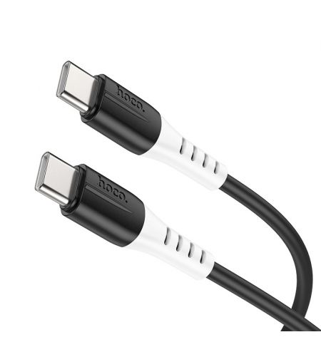 Кабель Type-C на Type-C HOCO  X82 / 1m / Silicone / up to 3A / Black Кабель Type-C на Type-C HOCO  X82 / 1m / Silicone / up to 3A / Black