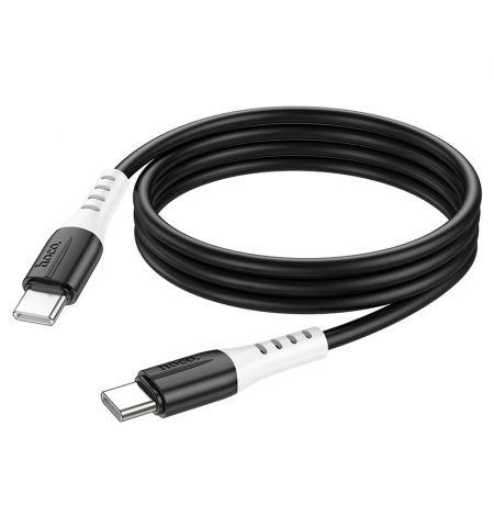 Кабель Type-C на Type-C HOCO  X82 / 1m / Silicone / up to 3A / Black Кабель Type-C на Type-C HOCO  X82 / 1m / Silicone / up to 3A / Black