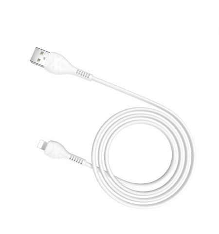 Кабель USB на Lightning HOCO  X37 Cool power / 1m / PVC / up to 2.4A / White
