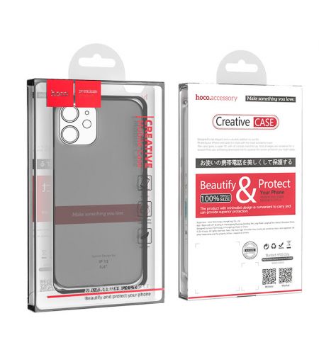 Чехол для смартфона HOCO  Light series for  Apple iPhone 13,  Transparent Black