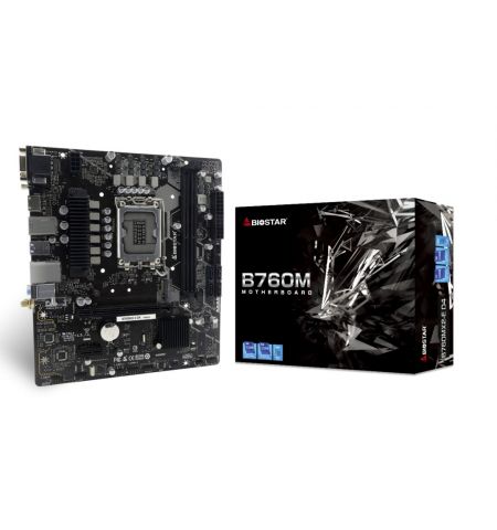 Материнская плата BIOSTAR B760MX2-E D4 / AM4 / B760 / DDR4 / mATX