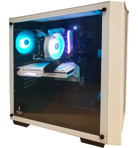 Компьютер ATOL PC1130MP - Gaming A-RGB#9 v5 WHITE / Intel Core i5 / 32GB / 512GB SSD + 2TB / RTX3060 / White