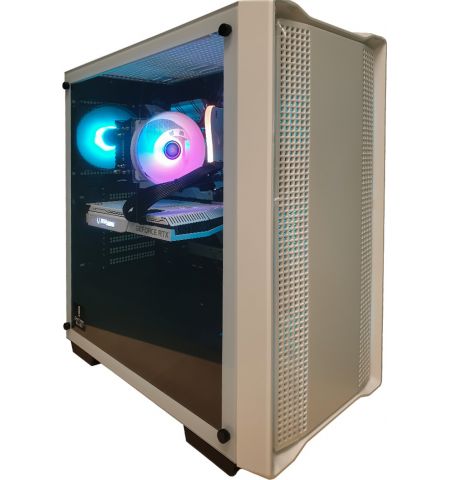 Компьютер ATOL PC1130MP - Gaming A-RGB#9 v5 WHITE / Intel Core i5 / 32GB / 512GB SSD + 2TB / RTX3060 / White
