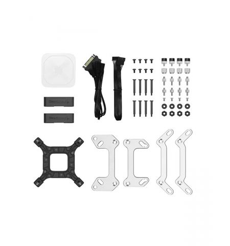 Кулер DEEPCOOL LS520 / Universal / 240W / fans: 500~2250pm, pump: 2400rpm / 17.6~32.9 dBA / 85.85CFM / Black