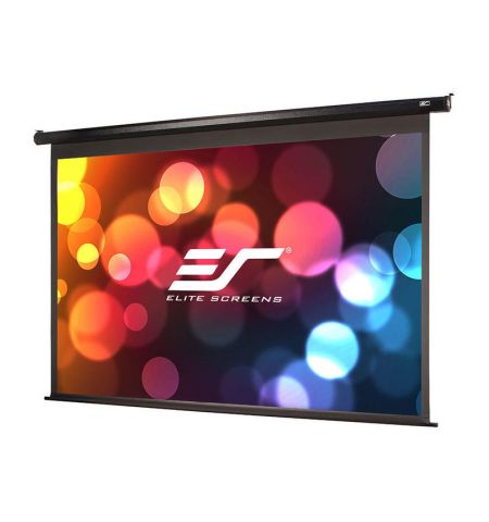 Elite Screens 100" (16:9) 222 x 125 cm, Electric Projection Screen, Spectrum Series with IR/Low Voltage 3-way wall box, Black