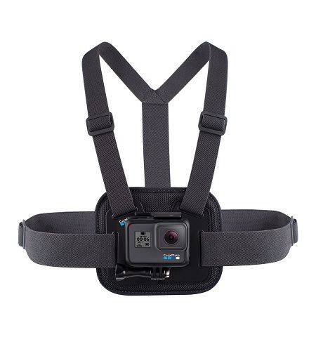 GoPro Chesty (Performance Chest Mount) - The padded, flexible Chesty makes it easy to capture immersive hands-free footage from your chest. Made from breathable, lightweight materials, compatible with all GoPro cameras