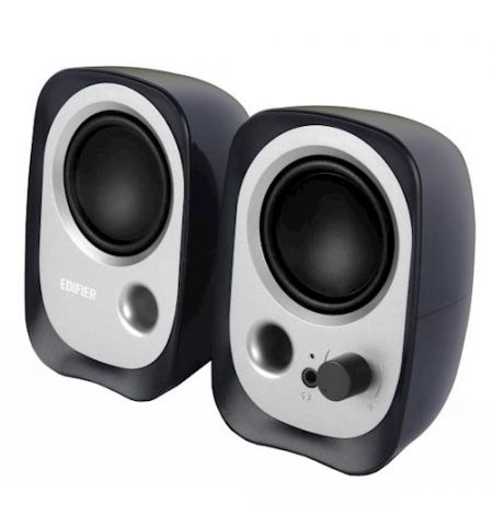 Колонки 2.0 Edifier R12U Black / 4W RMS / 3,5 AUX / USB power Колонки 2.0 Edifier R12U Black / 4W RMS / 3,5 AUX / USB power