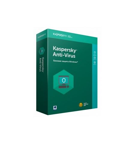 Kaspersky Anti-Virus Eastern Europe Edition.  5-Desktop  1 year  Renewal License Pack, Card