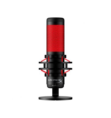 Микрофон для стриминга HyperX QuadCast, Black/Red, [4P5P6AA]