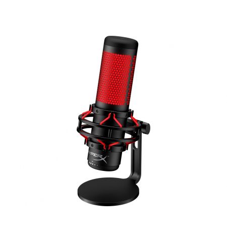 Микрофон для стриминга HyperX QuadCast, Black/Red, [4P5P6AA]