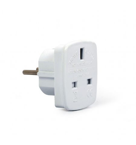 Gembird AC power adapter UK socket to EU schuko plug 7.5A