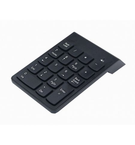 Беспроводной Кейпад Gembird KPD-W-02 / 18 keys / USB / Black