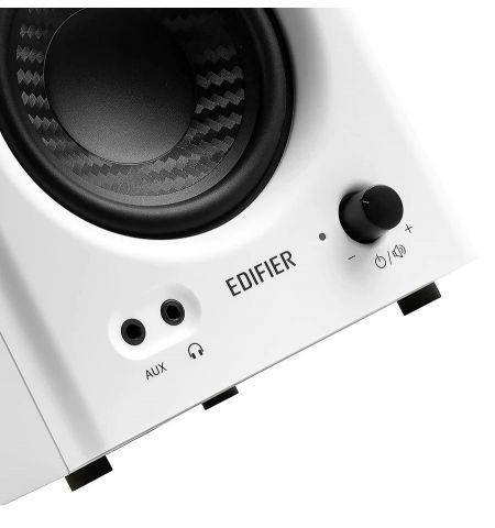 Колонки 2.0 Edifier MR4 White / 42W RMS / TRS / AUX / wooden / (4"+1') Колонки 2.0 Edifier MR4 White / 42W RMS / TRS / AUX / wooden / (4"+1')