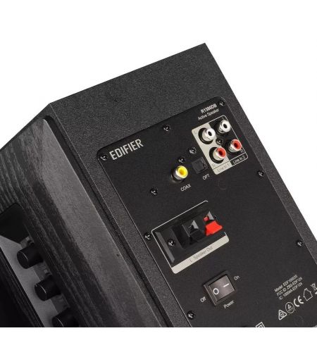 Колонки Edifier R1380DB Black / 42W RMS / 2x RCA / optical / coaxial / AUX / remote control / wooden / (4"+1") Колонки Edifier R1380DB Black / 42W RMS / 2x RCA / optical / coaxial / AUX / remote control / wooden / (4"+1")