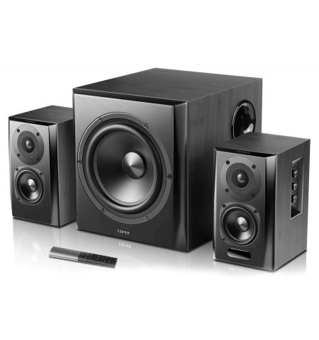 Колонки 2.1 Edifier S351DB Black / 150W RMS / Bluetooth V5.1 / RCAx2 / AUX / Optical / Coaxial / remote control