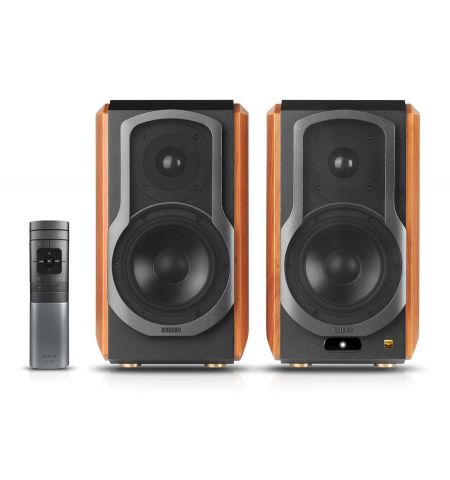 Колонки 2.0 Edifier S1000W Wooden / 120W / Bluetooth 5.0 / 2 x RCA / Optical / Coaxial / remote control