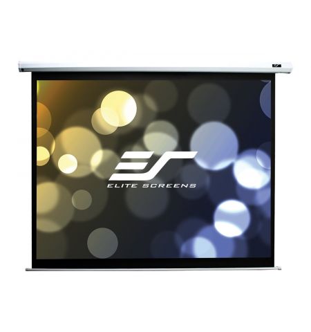 Elite Screens 84" (16:9) 186 x 105 cm, Electric Projection Screen, Spectrum Series with IR/Low Voltage 3-way wall box, White