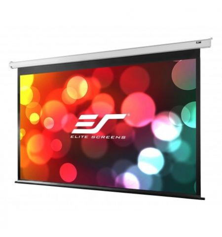 Elite Screens 100" (4:3) 203 x 152 cm, Electric Projection Screen, Spectrum Series with IR/Low Voltage 3-way wall box, White Elite Screens 100" (4:3) 203 x 152 cm, Electric Projection Screen, Spectrum Series with IR/Low Voltage 3-way wall box, White
