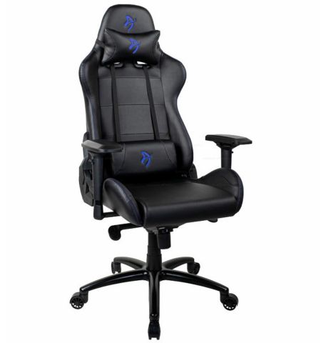 Игровое кресло AROZZI Verona Signature PU / 120-130kg / 165-190cm /  Black/Blue logo