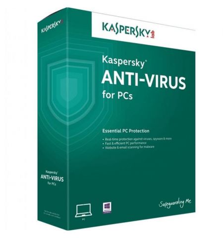 Kaspersky Anti-Virus Eastern Europe Edition.  2-Desktop  1 year  Renewal License Pack, Card