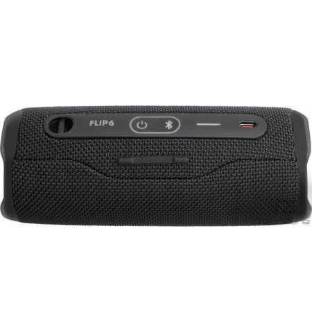 Портативная водонепроницаемая колонка JBL Flip 6 Black  / 30W RMS / Bluetooth 5.1/ IP67/ Battery life (up to) 12 hr