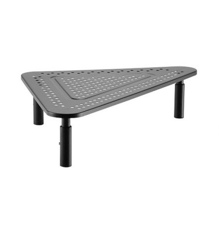 Gembird MS-TABLE-02,  Adjustable monitor stand (triangle), 20 kg, 500 x 285 x 120 mm, Height range: 100/120/140 mm