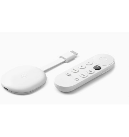 Google Chromecast with Google TV 4K, Snow, Streaming Stick Entertainment with Voice Search, Watch Movies, Live TV in 4K HDR