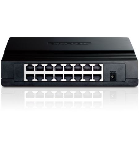 TP-LINK TL-SF1016D  16-port Desktop Switch, 16 10/100M RJ45 ports, Plastic case