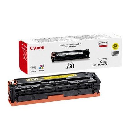 Laser Cartridge Canon 731 Y (6269B002), yellow (1500 pages) for LBP7100C/ 7110C, MF-8230/8280 & HP LaserJet Pro 200 Color
