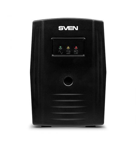 SVEN Pro 800, Line-interactive UPS with AVR, 800VA /480W, 2x Schuko outlets, 1x9AH, AVR: 165-275V, Cold start function, Black SVEN Pro 800, Line-interactive UPS with AVR, 800VA /480W, 2x Schuko outlets, 1x9AH, AVR: 165-275V, Cold start function, Black