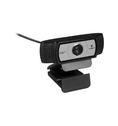 Logitech Business C930e Webcam, 2 omni directional Microphones, Autofocus, Full HD 1080p 30fps/720p 60fps video streaming, H.264 video compression, Zoom to 4X, Tripod, RightLight2&RightSound, USB 3.0 Ready
