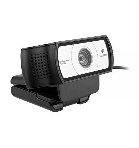 Logitech Business C930e Webcam, 2 omni directional Microphones, Autofocus, Full HD 1080p 30fps/720p 60fps video streaming, H.264 video compression, Zoom to 4X, Tripod, RightLight2&RightSound, USB 3.0 Ready
