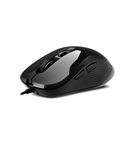 SVEN RX-520S, Optical Mouse, Antistress Silent 3200 dpi, USB, Black