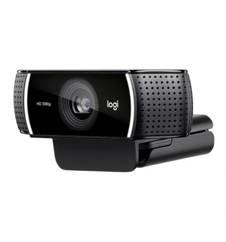 Logitech Webcam C922 Pro Stream - 1080p/30 fps - 720p/60 fps, Autofocus, FULL STEREOPHONICS