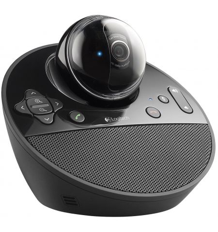 Logitech Video Conferencing System BCC950, Full HD (1080p 30fsp), Field of View 78°, 1.2x HD Zoom, Omnidirectional microphone 2.4m pickup range, for small rooms/semi-private space