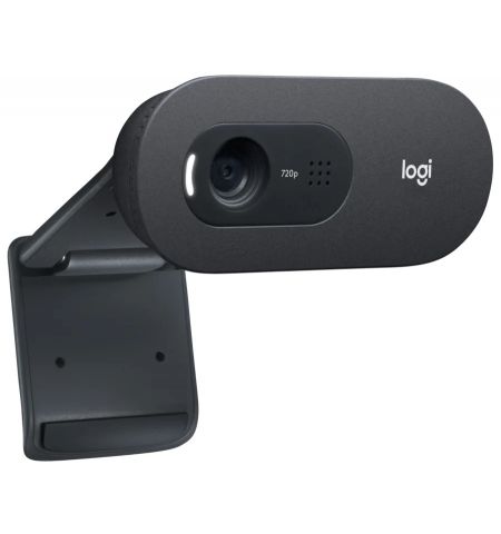 Logitech Business HD Webcam C505e, HD 720p/30fps video calls & recording, 1 omni-directional Mic, USB 2m Black