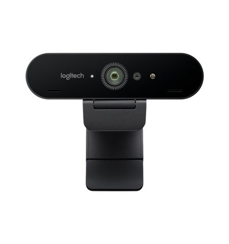 Logitech BRIO Stream 4K Ultra HD, Premium 4K Ultra HD 2160p/30fps with HDR, Diagonal Field of View 65°/78°/90°, Zoom Up to 5x, Autofocus, RightLight 3, 2 omni-directional mics, USB-A plug-and-Play supports USB-C, 2.2 m, black